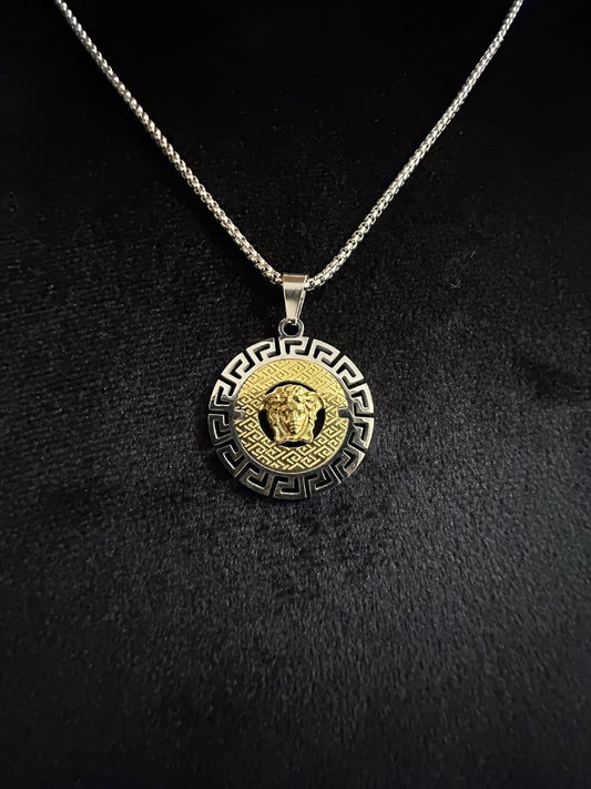 Versace Medusa Pendant (Silver
